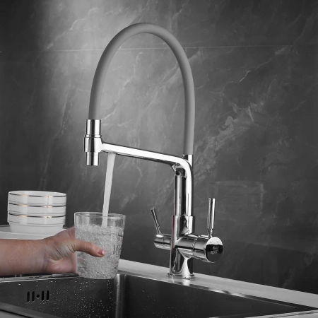 Смеситель для кухни Rose R658, хром, артикул R658