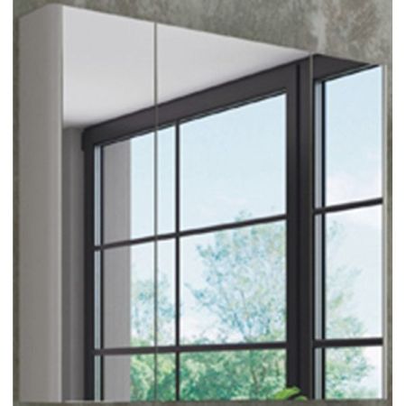 Зеркальный шкаф Comforty Сорренто 90 00-00001968 Светло серый, артикул 00-00001968