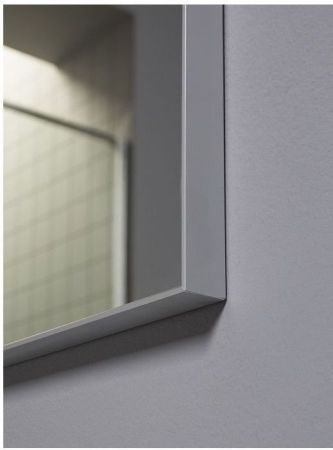 Зеркало De Aqua Сильвер 10075 серебро (без фацета)