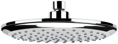 Emmevi, душевая круглая антикальковая головка из ABS 210 мм, подключение 1/2", цвет хром, артикул C06660/CR