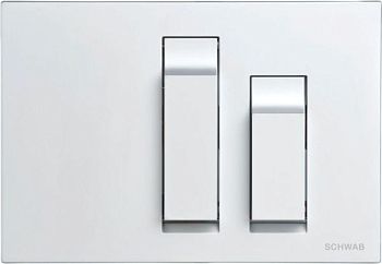 Schwab Vivo, панель смыва с двумя клавишами, цвет глянцевый хром