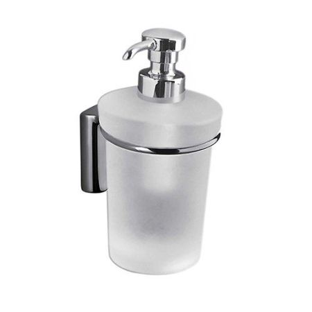 Colombo Look Дозатор для жидкого мыла, подвесной, цвет: хром/матовое стекло, артикул B9309.CR-VAN