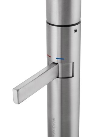 Смеситель для раковины высокий WONZON & WOGHAND, Брашированный никель (WW-6068-BS)