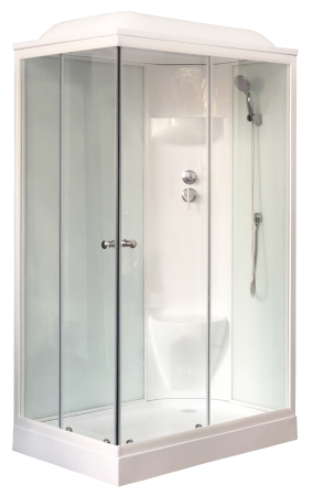Душевая кабина Royal Bath RB 8120HP6-WT (белое/прозрачное) правая