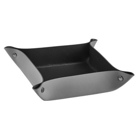 Colombo Adj Мелочница, 20x14H5 см, цвет: серый/черный, артикул BADJ0109-0301