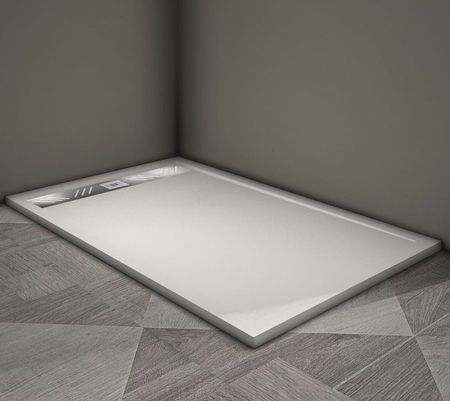 Душевой поддон Veconi Tezeo stone TZ-07, 1400x900x30, искусственный камень, белый, артикул TZ07-14090PR-01-19C3