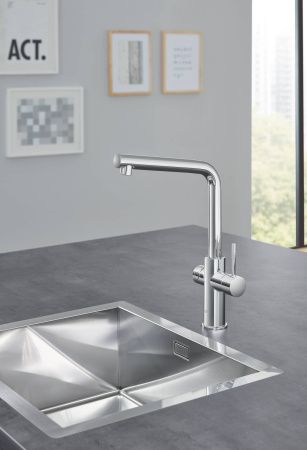 Смеситель для кухни GROHE Red Duo, бойлер L-size, хром, (30325001) Смеситель для кухни GROHE Red Duo, бойлер L-size, хром, (30325001)