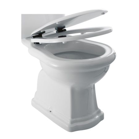 BELLA Унитаз моноблок, выпуск в пол, белая керамика, артикул 20612