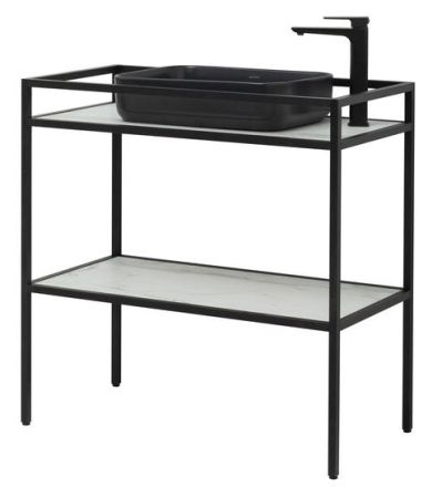 Консоль под раковину Allen Brau Liberty 90 1.33004.BB черный браш, артикул 1.33004.BB