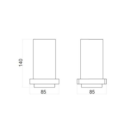 Стакан для ванной Webert Pegaso PE500301010, золото, артикул PE500301010