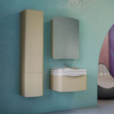 Тумба под раковину Raval Loza 60 подвесная Светлый лен, артикул Loz.01.60/P/SL