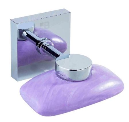 Мыльница Beta магнитная 55x55x70мм, хром, артикул 132108202