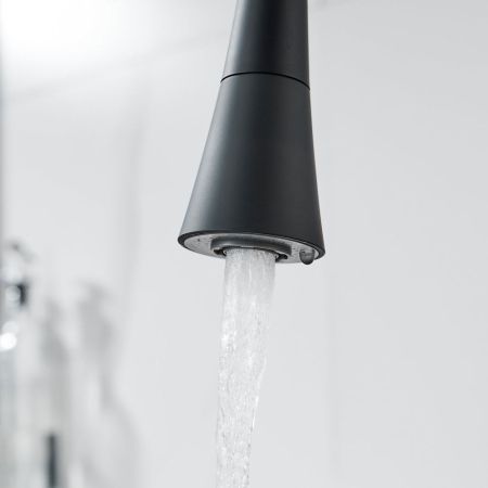 Смеситель для кухни с гибким изливом Shevanik S543H-3, черный