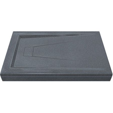 Душевой поддон из искусственного камня Good Door Атриум 120x80 ЛП00032 Серый, артикул ЛП00032