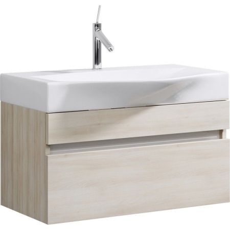 Тумба под раковину Aqwella 5 Stars Бергамо 80 Ber.01.08/A подвесная Акация, артикул Ber.01.08/A