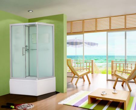 Кабина душевая ESBANO EST-108 CKRB правый, артикул ESKB108CKRBR