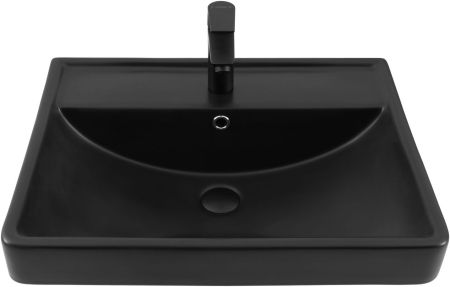 Раковина Aquanet Ирис 60 черная матовая