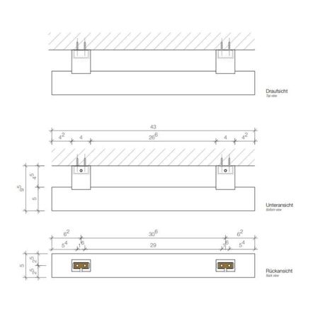 Decor Walther Tube HTE543 Полотенцедержатель 5x43см, цвет: хром ЗАКАЗ ПО ЗАПРОСУ