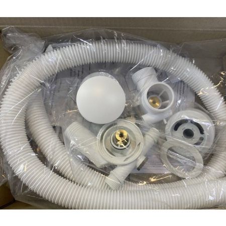 FIMA|Carlo Frattini Сливной гарнитур для ванны click clack c наполнением, цвет белый матовый, артикул F2003ERBS