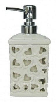 Дозатор жидкого мыла Fixsen Hapy A211-W-1 Белый Хром