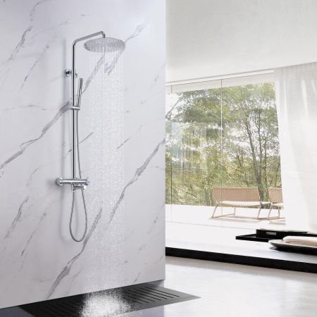 Душевая стойка Allen Brau Priority 5.31A10-00 хром, артикул 5.31A10-00