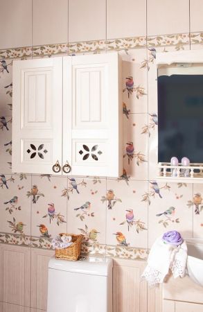 Подвесной шкаф Бриклаер Кантри 65 Бежевый дуб прованс, артикул 4627125413643