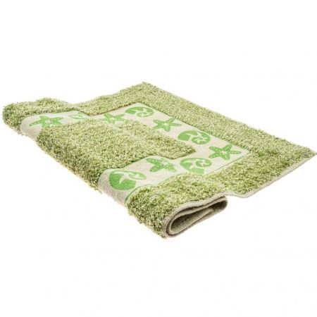 Коврик для ванной комнаты Fora 75х45 FOR-M002Gr Эконом Зелёный