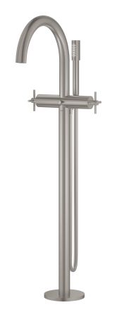 Внешняя часть свободностоящего смесителя для ванны GROHE Atrio New, суперсталь (25044DC3), артикул 25044DC3