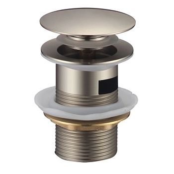 Донный клапан с переливом Savol S-XS001L, сатин