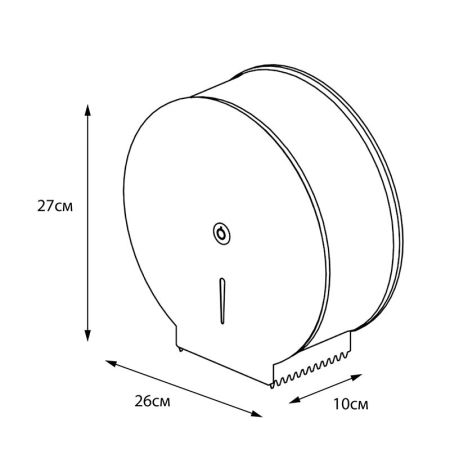 Держатель для туалетной бумаги FIXSEN HOTEL FX-31010C, хром, артикул FX-31010C