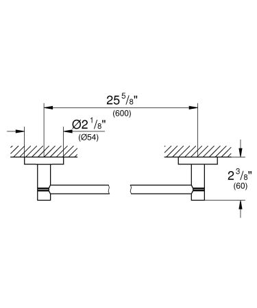 Держатель для банного полотенца GROHE Essentials, никель глянец (40366BE1), артикул 40366BE1