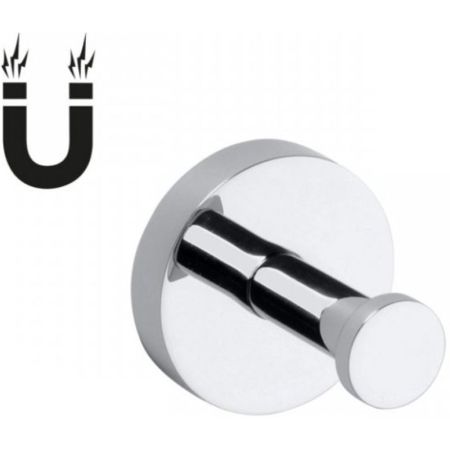 RAWELL: магнитный однорядный крючок; хром