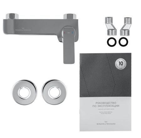 Смеситель для душа WONZON & WOGHAND SHARK, Хром (WW-484101-CR)