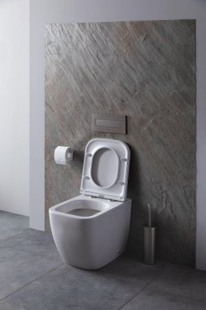 Чаша приставного унитаза Allen Brau Infinity 4.21003.20 белый глянец, артикул 4.21003.20