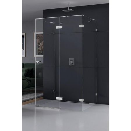 Душевое ограждение NEW TRENDY EVENTA R 100x90x200 EXK-0185 (хром)