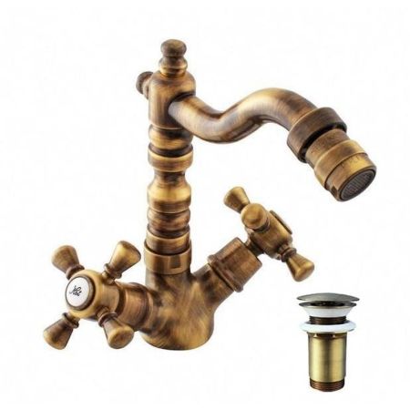 Смеситель для биде Rav Slezak MORAVA MK321.5/9SM, бронза, артикул MK321.5/9SM