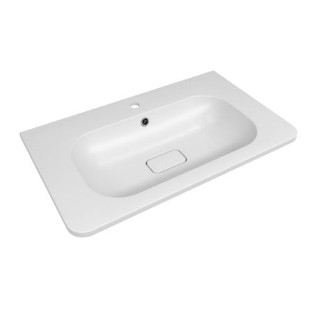 Раковина Florentina Нева 80 см 10.250.00800.001, белая, артикул 10.250.00800.001