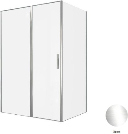 Душевой уголок Allen Brau Priority 140x100 3.31034.00 + 3.31046.00 хром, артикул 3.31034.00 + 3.31046.00