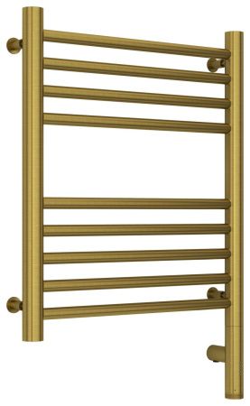 Полотенцесушитель электрический "БОГЕМА 3.0" прямая 500х400 / МЭМ правый (Состаренная латунь)