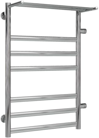 Водяной полотенцесушитель Terminus Хендрикс П7 500x796 4620768888823 с полкой Хром с боковым подключением 500