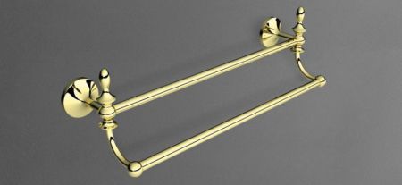 Полотенцедержатель двойной подвесной ART&MAX BOHEMIA AM-E-4248, артикул AM-E-4248-Cr