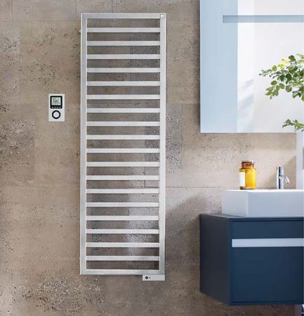 Электрический полотенцесушитель Zehnder Quaro Inox QAEI-140-060/ID Inox Нержавеющая сталь