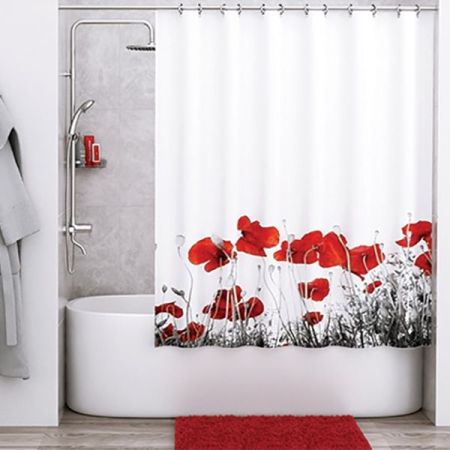 Штора для ванны WasserKRAFT Main SC-47101 Цветы, артикул SC-47101