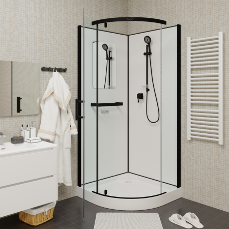 Кабина KORRA90B душевая Cerutti SPA (90x90x205), артикул KORRA90B