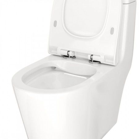 Унитаз напольный Maretti Florenza безободковый с микролифтом, FL10MNBM17-844, белый