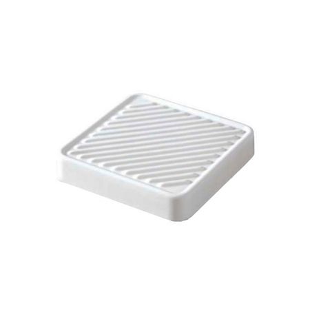 Artceram Cartesio Мыльница настольная керамическая 18х18 см, цвет белый, артикул CAC001 01 00