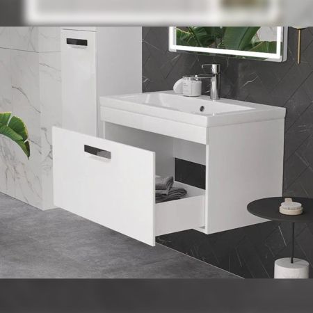 Тумба под раковину подвесная Velvex Estea tp.EST.MOD.80.1Y, 80 см, артикул tp.EST.MOD.80.1Y