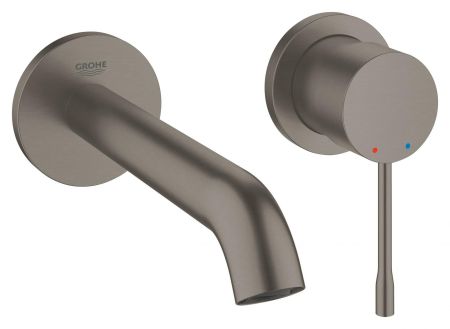 Смеситель для раковины GROHE Essence+, темный графит матовый (19408AL1)
