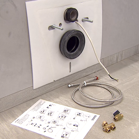 TOTO Комплект для подключения WASHLET, скрытой подключение, для модулей TOTO/GEBERIT, артикул SHXCK94 (нов. арт.SP10695UN)