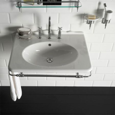 GLOBO Paestum Полотенцедержатель латунь для раковины PA028, цвет: хром